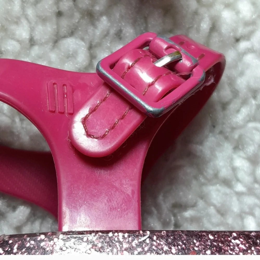 MINI MELISSA FUSHIA PINK MAR sandals Size 6
